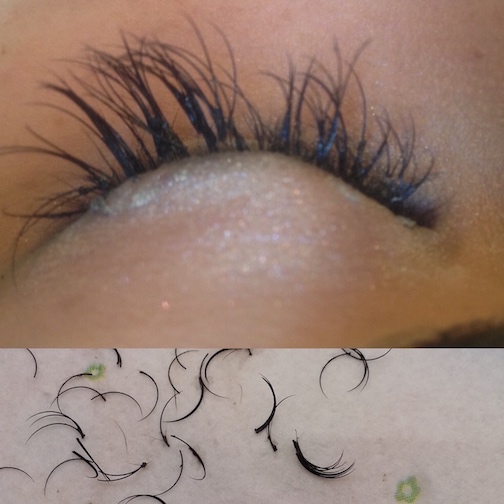 Before and After Eyelash Extensions 6